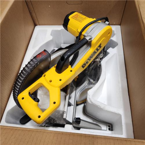 AS-IS DeWalt 15 Amp Corded 12 in. Compound Double Bevel Miter Saw