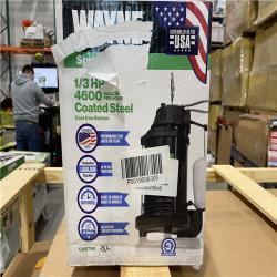 DALLAS LOCATION -  NEW!- Wayne 1/3 HP Cast Iron Submersible Sump Pump with Vertical Float Switch