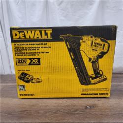 AS-IS DEWALT 20V MAX XR 15 Ga. Cordless 34 Deg Nailer 20 V