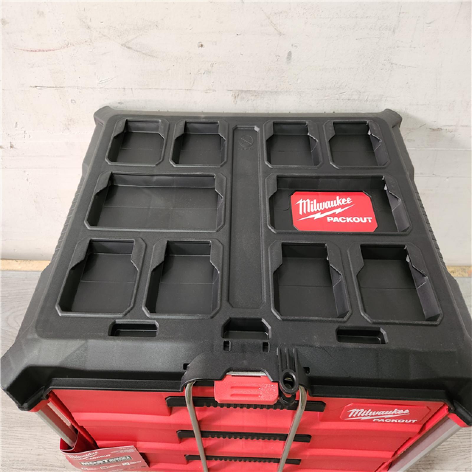 Phoenix Location NEW Milwaukee PACKOUT 22 in. Modular 3-Drawer Tool Box with Metal Reinforced Corners