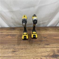 AS IS Dewalt DCK225D2 20V MAX ATOMIC Brushless Compact Lithium-Ion 1/2 in. Cordless Drill Driver and 1/4 in. Impact Driver Combo Kit with 2 Batteries 2 Ah