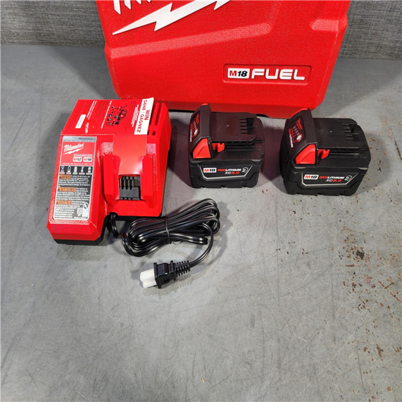 HOUSTON LOCATION - AS-IS MILWAUKEE 0.5 in. 18V Brushless Compact Impact Wrench with Friction Ring Kit, Red & Black