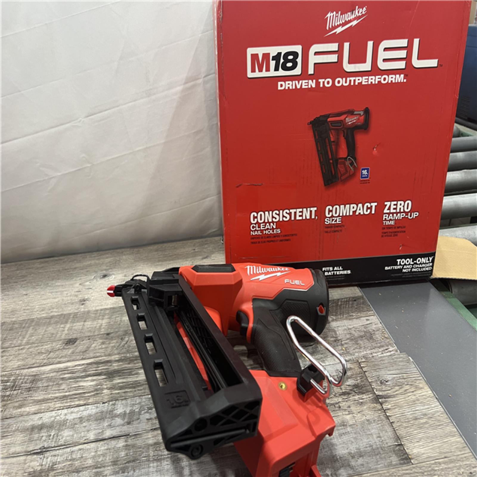 AS-IS Milwaukee 2841-20 18V Cordless Gen II 16 Gauge Angled Finish Nailer (Tool Only)