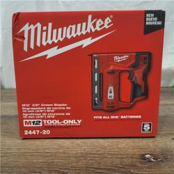 NEW! Milwaukee Tool MWK2447-20 3 X 8 in. Crown Stapler Tool