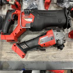 AS-IS Milwaukee M18 FUEL 18V Lithium-Ion Brushless Cordless Combo Kit with Two 5.0 Ah Batteries  1 Charger  2 Tool Bags (7-Tool)