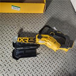 Houston location AS-IS DEWALT 20V MAX 8 in. Brushless Cordless Battery Powered Pruning Chainsaw (Tool Only)