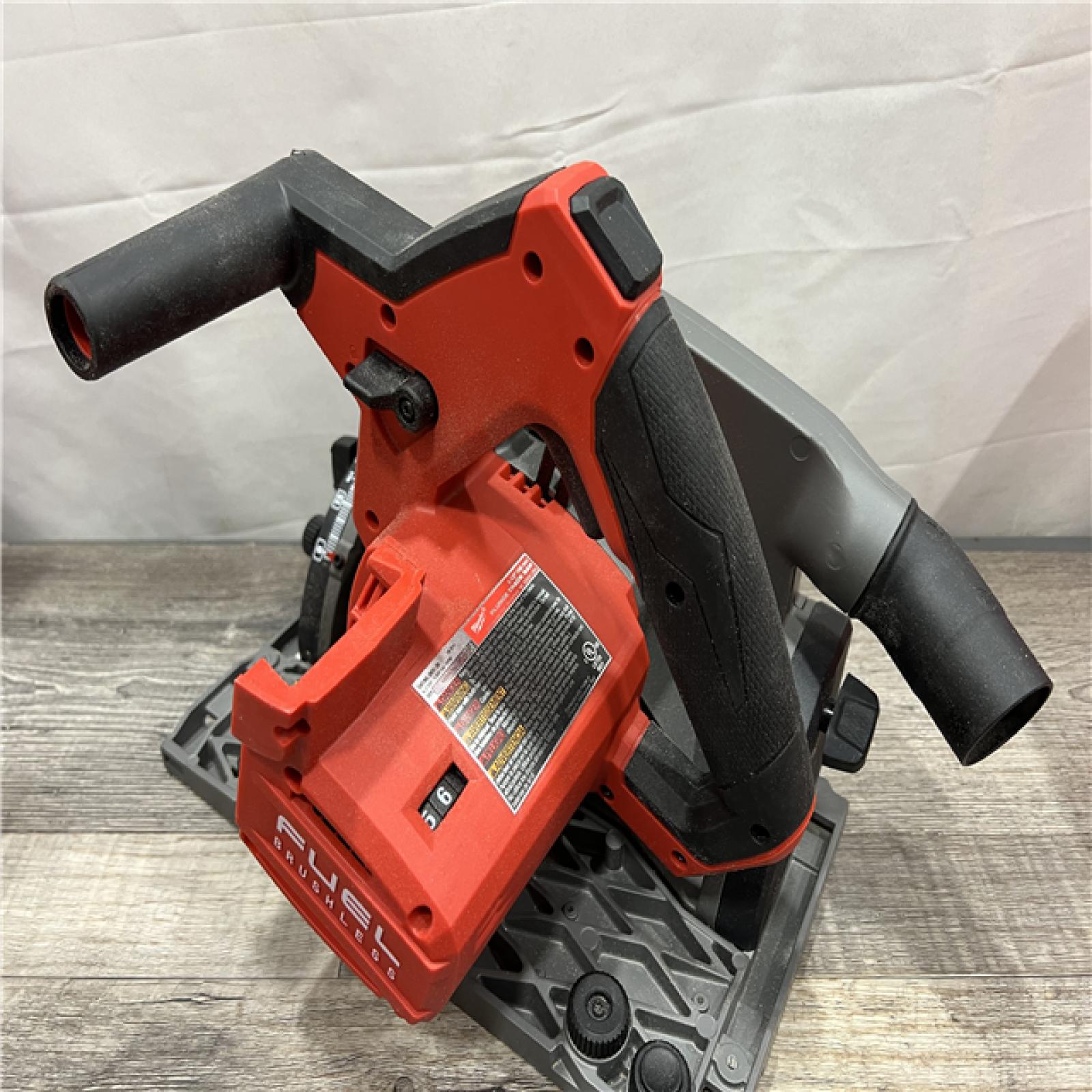 AS-IS Milwaukee M18 FUEL 18V Lithium-Ion Cordless Brushless 6-1/2 in. Plunge Cut Track Saw (Tool-Only)