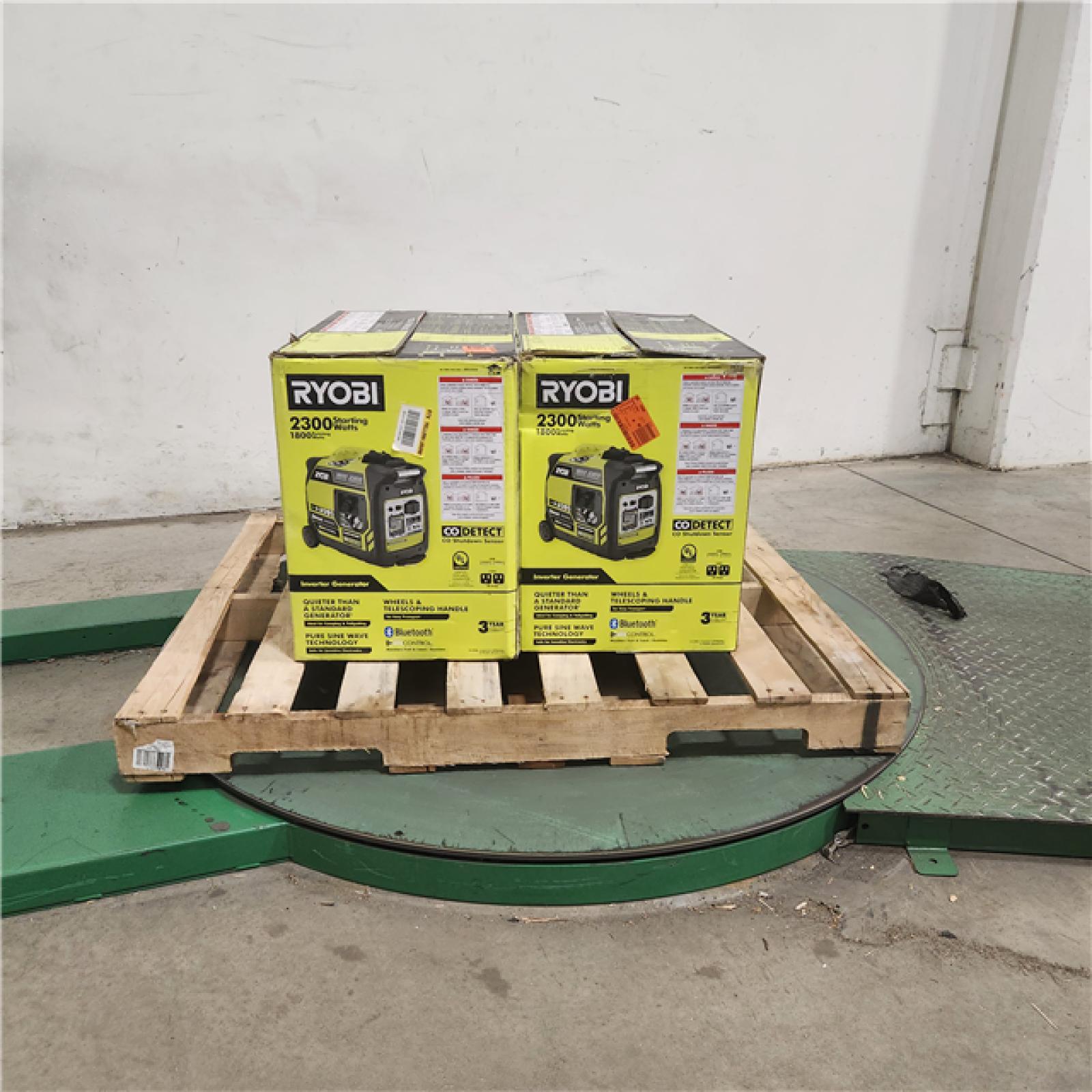 Dallas Location - As-Is Ryobi 2300-Watt Bluetooth Inverter Generator(Lot Of 2)