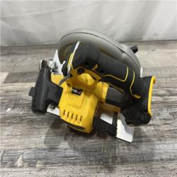 AS-IS DEWALT 20V MAX Cordless Brushless 7-1/4 in. Sidewinder Style Circular Saw with FLEXVOLT ADVANTAGE (Tool Only)