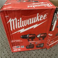 Houston location AS-IS Milwaukee Electric Tools 2691-22 MILWAUKEE M18 COMBO KITS LIKE NEW