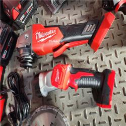 HOUSTON LOCATION - AS-IS (APPEARS LIKE NEW) M18 FUEL 5-TOOL COMBO KIT (2 BATTERIES & CHARGER)