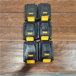 AS-IS Dewalt DCB201 20V MAX Lithium Ion Compact Battery Pack (1.5 AH) (6-PACK)