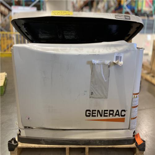 DALLAS LOCATION - AS-IS Generac 14,000 Watt - Dual Fuel Air- Cooled Whole House Home Standby Generator, Smart Home Monitoring & 200-AMP Transfer Switch