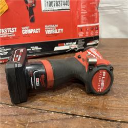 AS-ISMilwaukee M12 FUEL 12-Volt Lithium-Ion Brushless Cordless 1/4 in. Hex Impact Driver Compact Kit