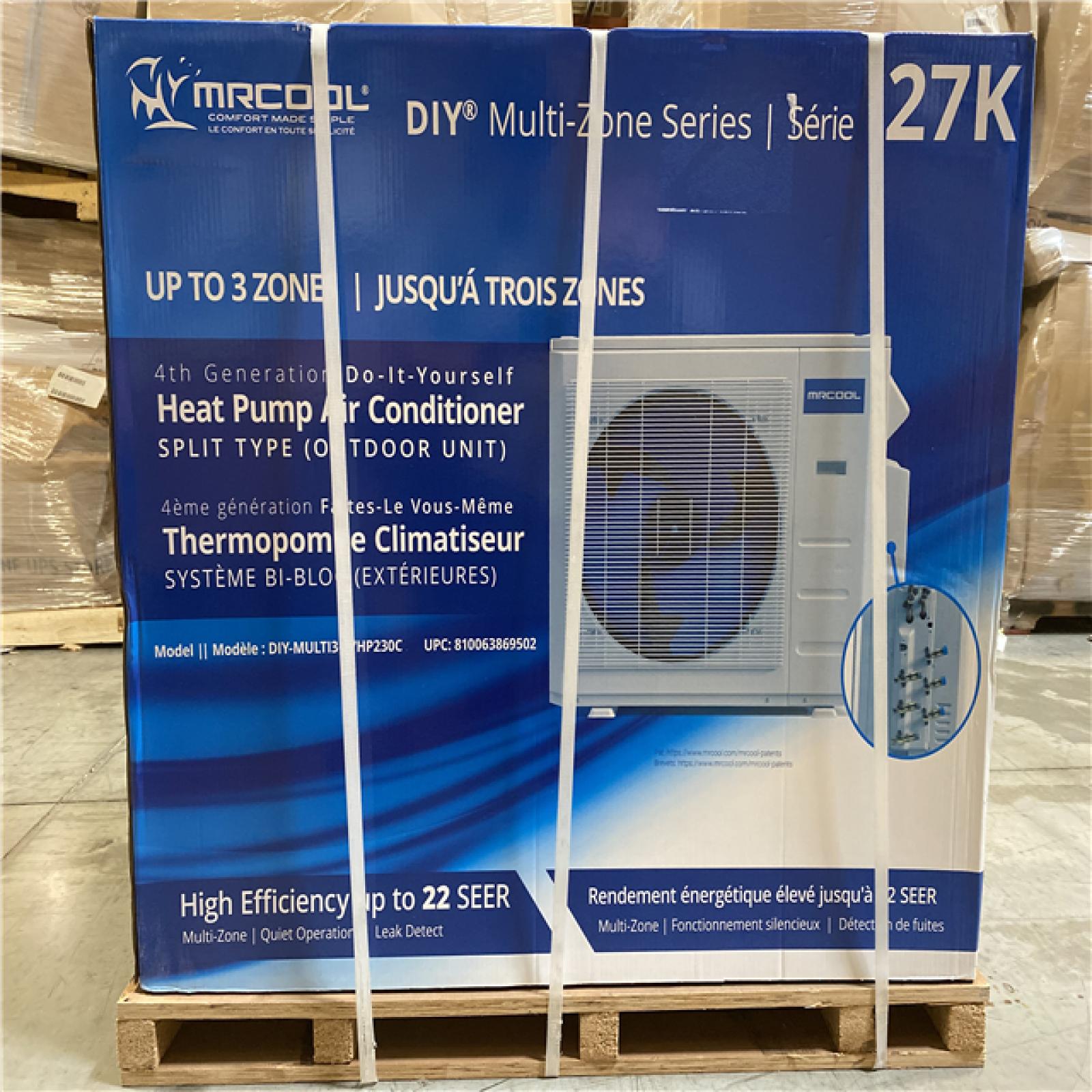 DALLAS LOCATION - MrCool 27000 BTU/H DIY Mini Split Heat Pump A/C ...