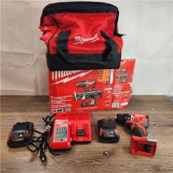 AS-IS Milwaukee M18 Compact Cordless Brushless 1 Tool Drill and Driver Kit