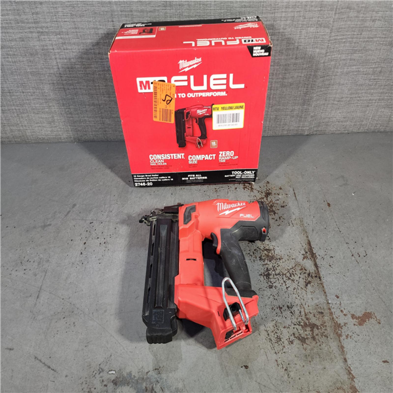 HOUSTON LOCATION - AS-IS Milwaukee M18 Fuel 18V Brushless 18-Gauge Brad Nailer 2746-20 (Bare Tool)