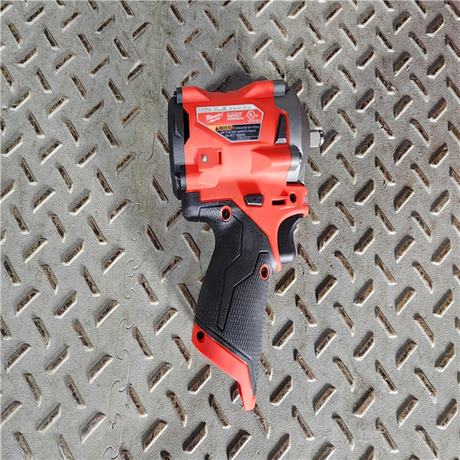 HOUSTON LOCATION - AS-IS (APPEARS LIKE NEW) M12 FUEL 12V Lithium-Ion Brushless Cordless Stubby 3/8 in. Impact Wrench (Tool-Only)