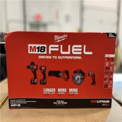 NEW! - Milwaukee M18 FUEL 18V Lithium-Ion Brushless Cordless Combo Kit (5-Tool) with Two 5.0 Ah Batteries, 1 Charger 1 Tool Bag