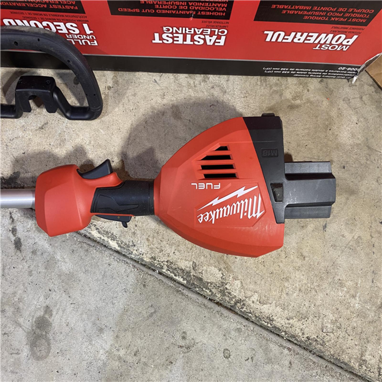 HOUSTON LOCATION -AS-IS Milwaukee M18 FUEL 18V Brushless Cordless 17 in. Dual Battery Straight Shaft String Trimmer (Tool-Only)