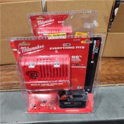 AS-IS Milwaukee M18 18-Volt Lithium-Ion XC Battery Starter Kit (2PACK)