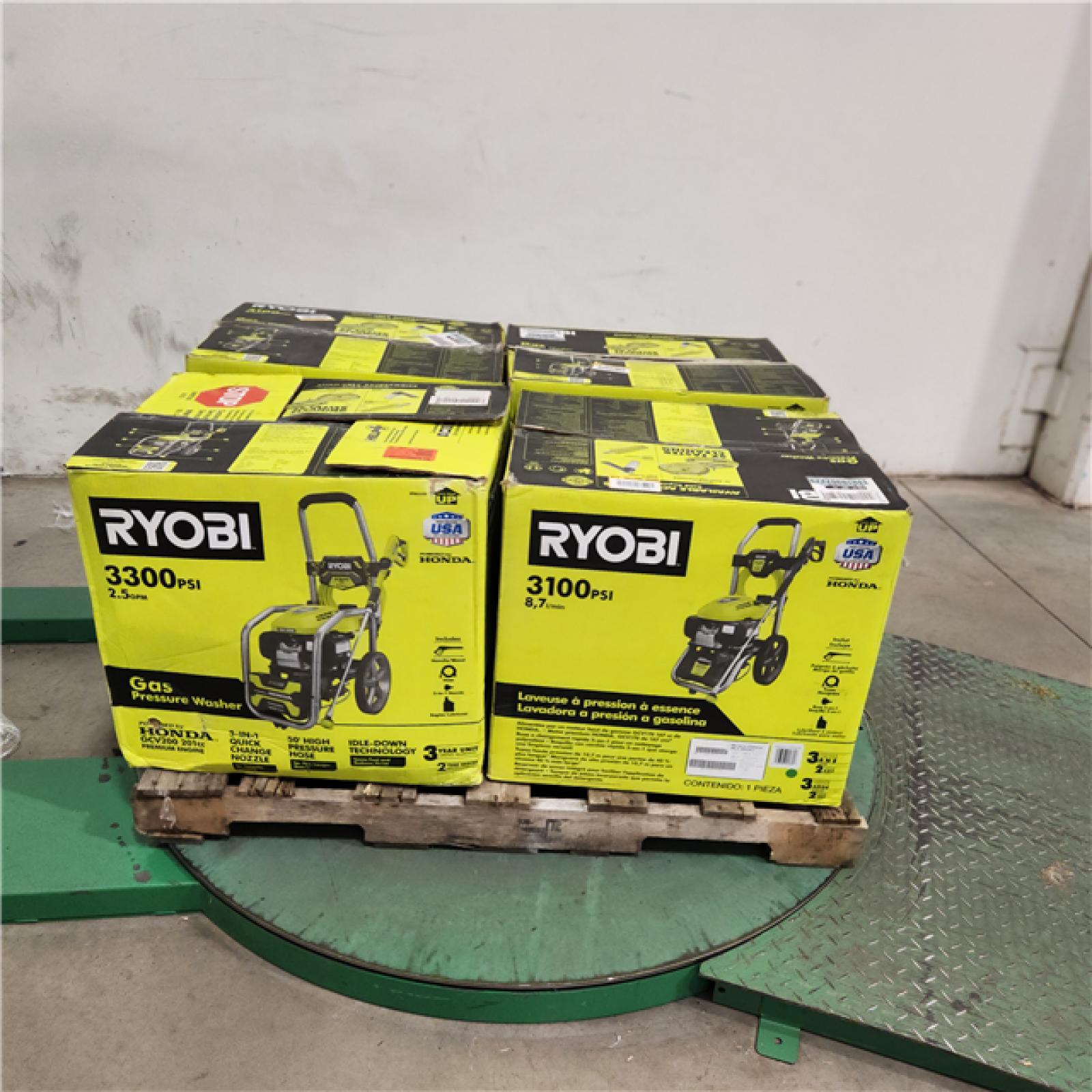 Dallas Location - As-Is RYOBI GAS PRESSURE WASHER (Lot Of 4)
