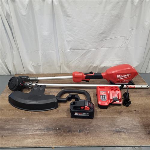 AS-IS M18 FUEL 18V Lithium-Ion Brushless Cordless String Trimmer with QUIK-LOK Attachment Capability and 8.0 Ah Battery