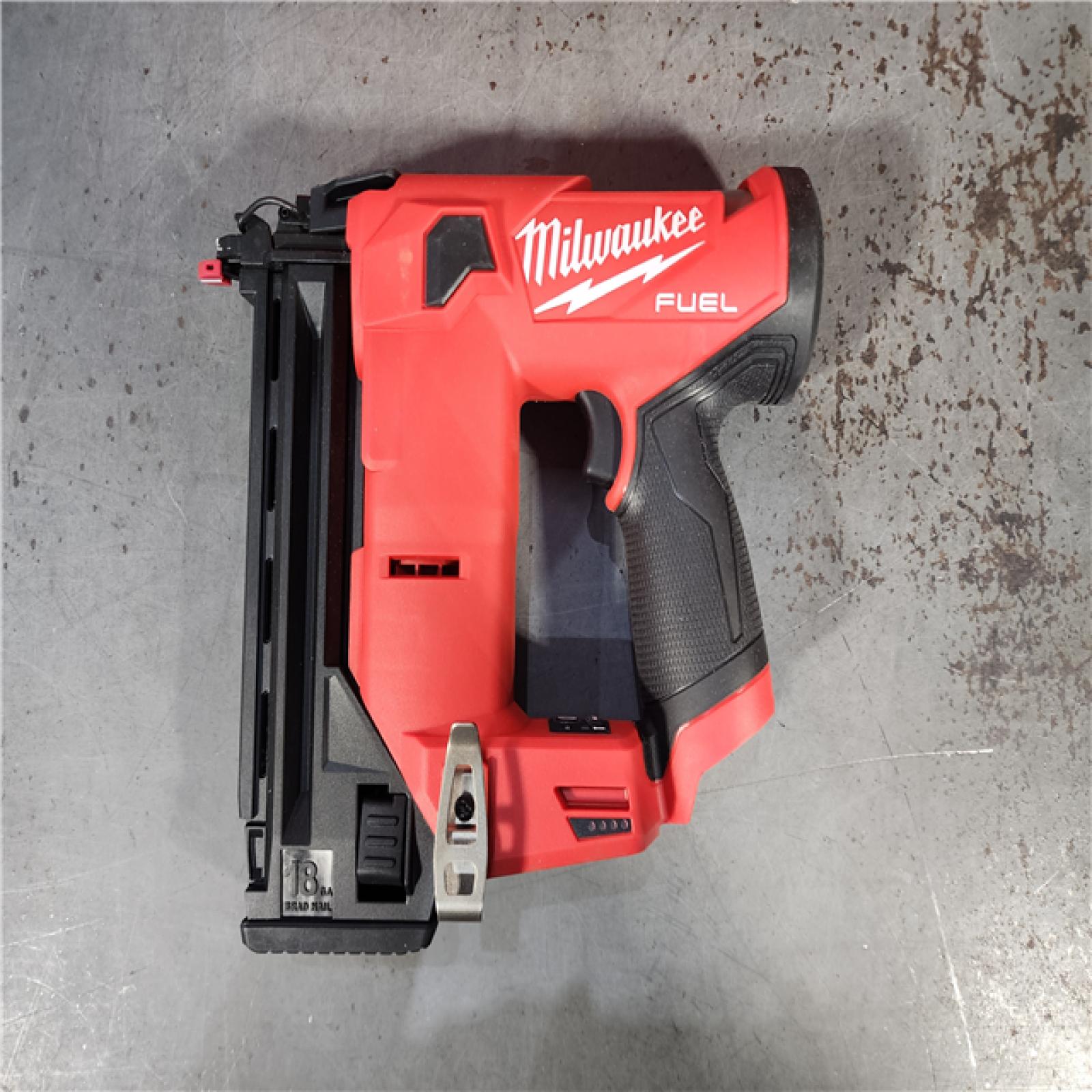 HOUSTON LOCATION - AS-IS (APPEARS LIKE NEW) M12 FUEL 12-Volt Lithium-Ion Brushless Cordless 18-Guage Compact Brad Nailer (Tool Only)