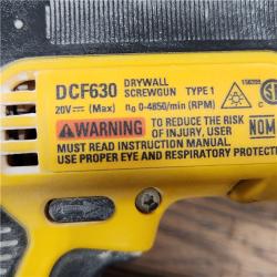 AS-IS DeWalt DCF630B 20V Cordless Brushless Screw Gun (Tool Only)