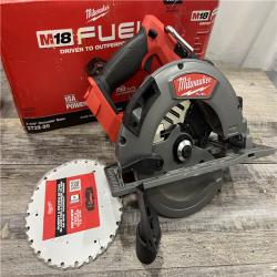 AS-IS MILWAUKEE M18 FUEL 18V Lithium-Ion Brushless Cordless 7-1/4 in. Circular Saw (Tool-Only)