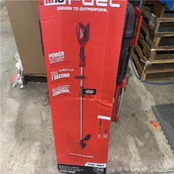 Houston location AS-IS MILWAUKEE M18 FUEL 18V Lithium-Ion Cordless Brushless String Grass Trimmer with Attachment Capability (Tool-Only)