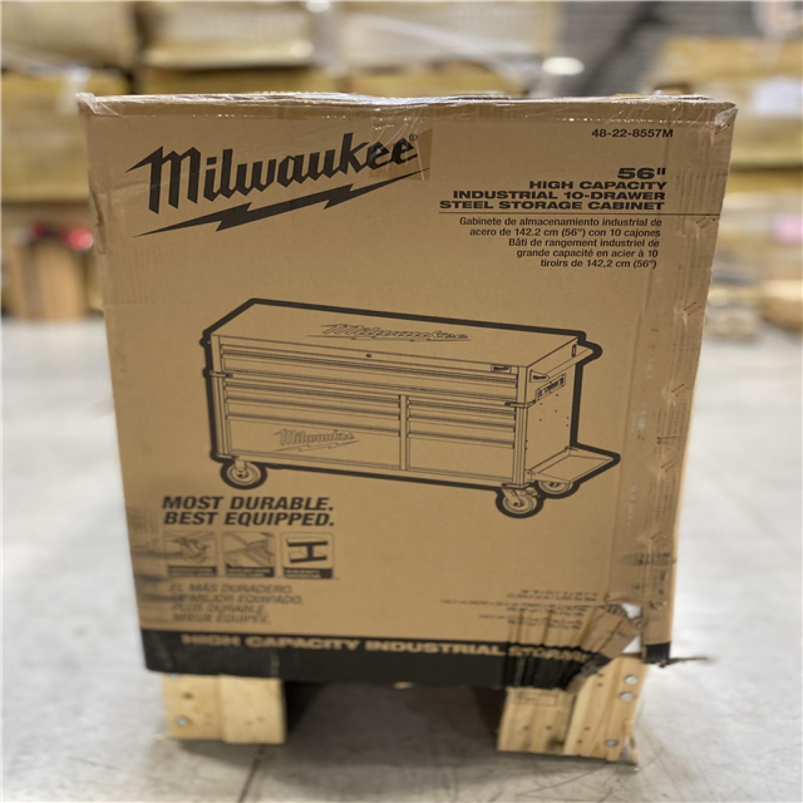 DALLAS LOCATION - Milwaukee High Capacity 56 in. 10-Drawer Rolling Tool Cabinet