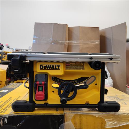 AS-IS DEWALT 15 Amp Corded 8-1/4 in. Compact Portable Jobsite Tablesaw (Stand Not Included)