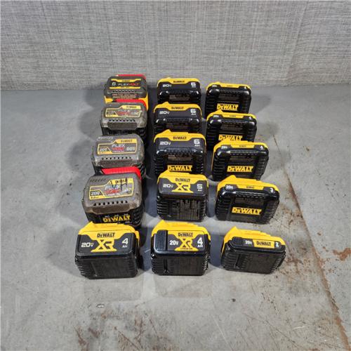 HOUSTON LOCATION - AS-IS DEWALT BATTERY PACK QTY - 15