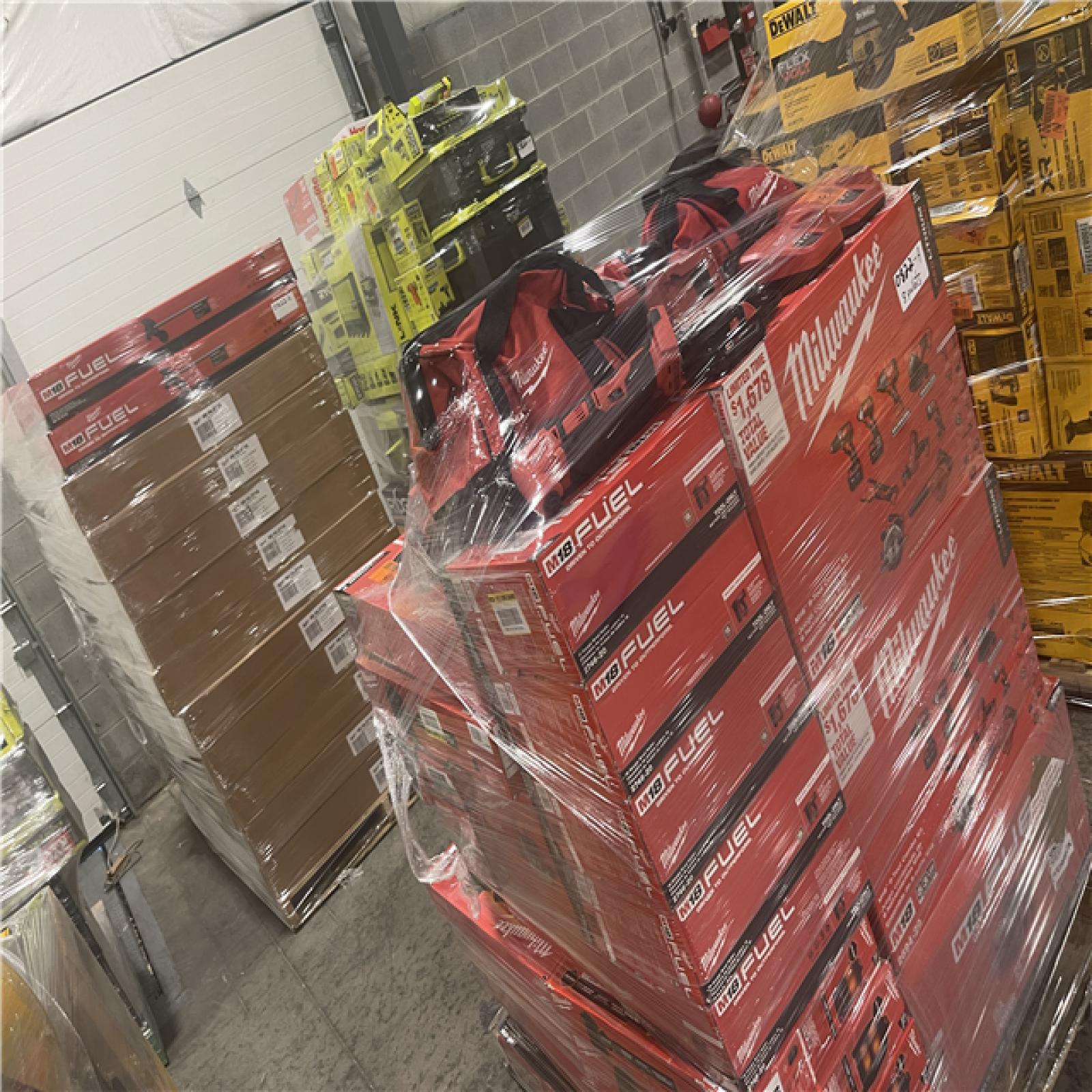 Pittston Location As-Is Power Tools Partial Truckload (8 Pallets) 0822-A