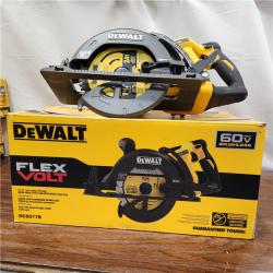 AS-IS DEWALT FLEXVOLT 60V MAX Cordless Brushless 7-1/4 in. Wormdrive Style Circular Saw (Tool Only)