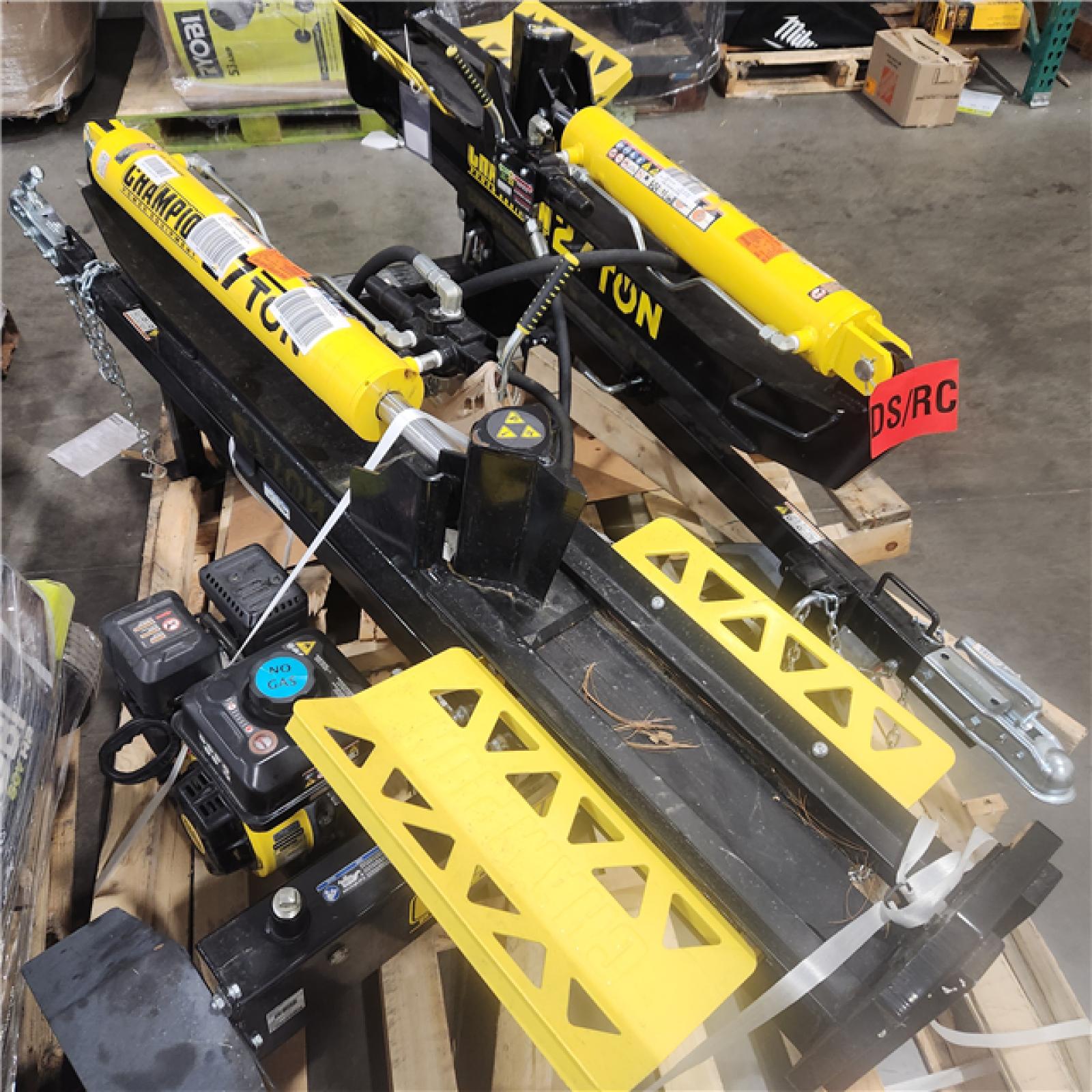 Dallas Location - As-Is Champion Power Equipment 27-Ton Gas-Log Splitter(Lot Of 2)