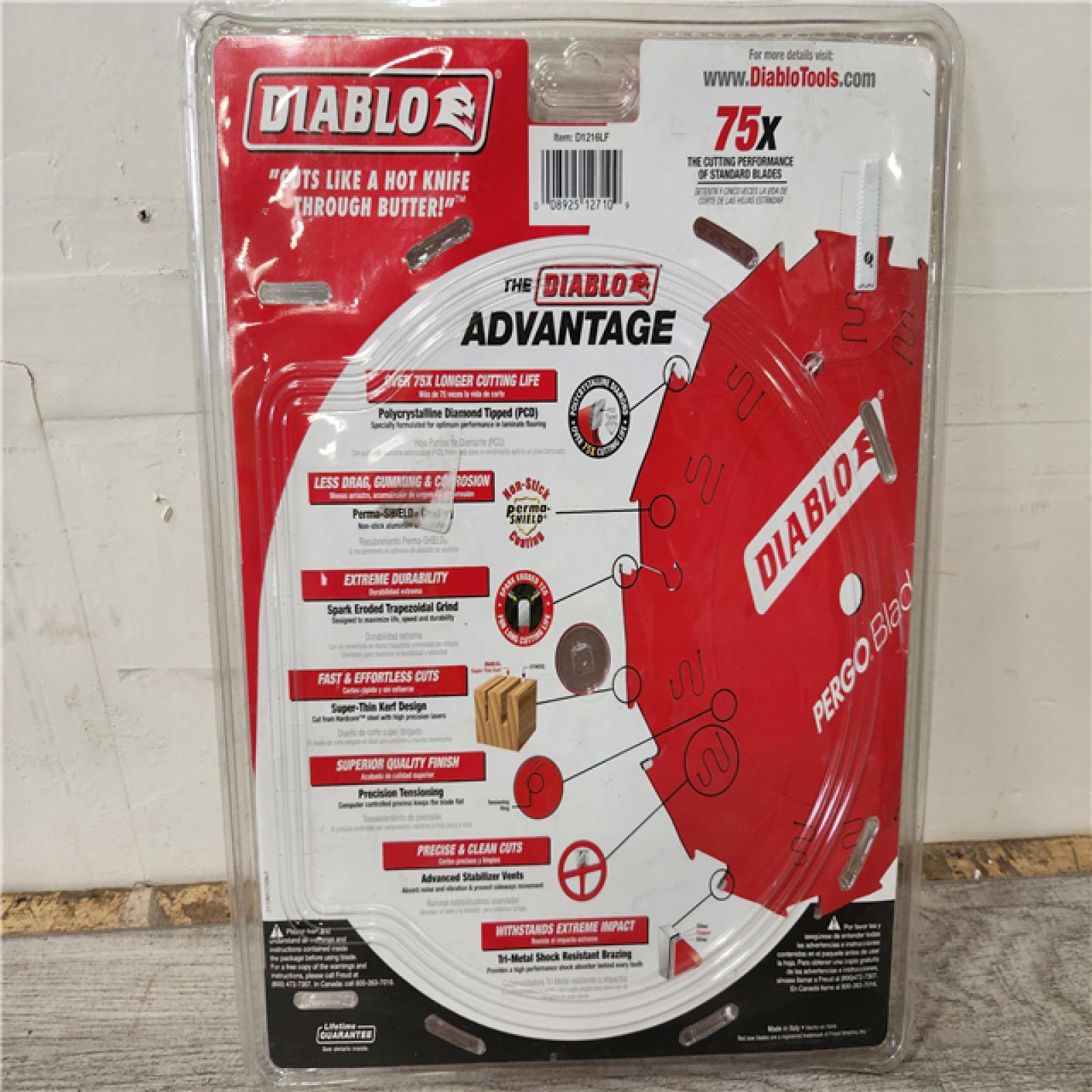 Phoenix Location DIABLO 10in. x 12-Teeth PergoBlade Saw Blade for Laminate and Wood Flooring (3 Set)