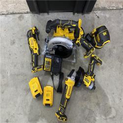 Houston location AS-IS Dewalt 20-Volt MAX ToughSystem Lithium-Ion 6-Tool Cordless Combo Kit