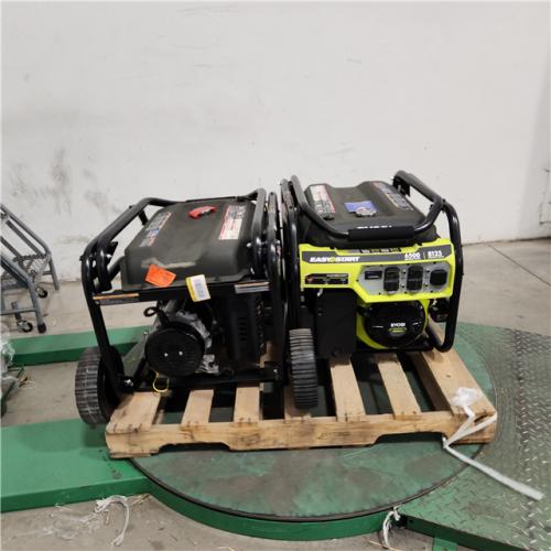 Dallas Location - As-Is RYOBI 6,500-Watt Gasoline Portable Generator (Lot Of 2)