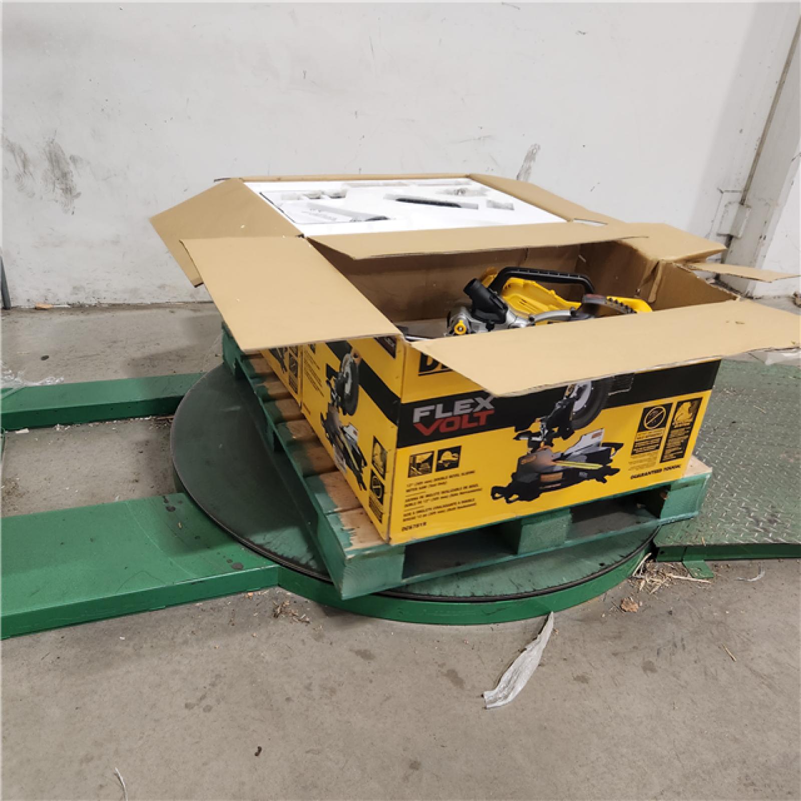 Dallas Location - Like New- Dewalt 60V MAX Brushless Lithium-Ion Cordless 12 in. Double Bevel Sliding Miter Saw (Tool Only) - DCS781B(Lot Of 2)