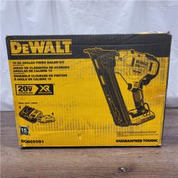 AS-IS DEWALT 20V MAX XR 15 Ga. Cordless 34 Deg Nailer 20 V