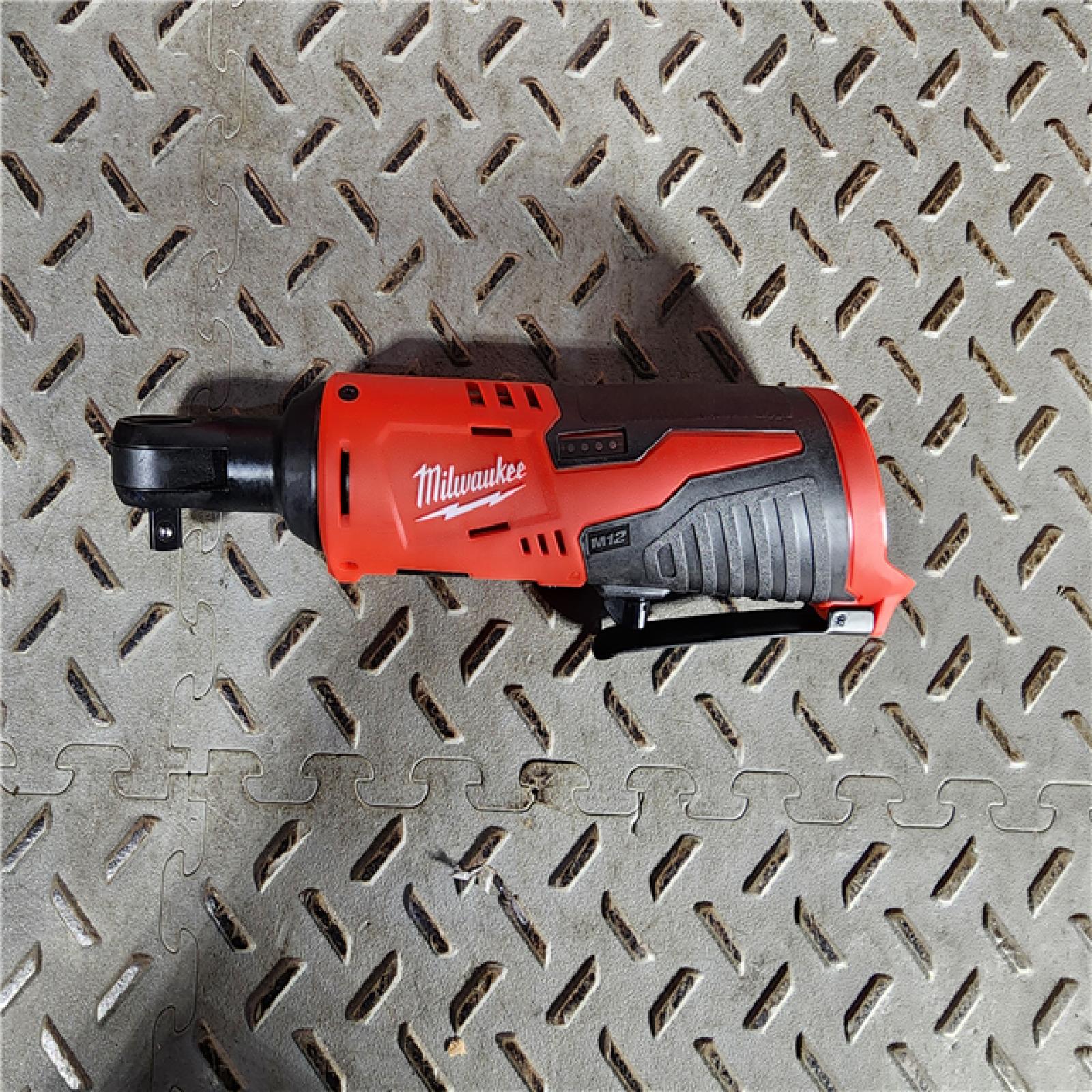 HOUSTON LOCATION - AS-IS M12/M18 12/18V Lithium-Ion Cordless 3/8 in. Ratchet and 1/2 in. High Torque Impact Wrench with Friction Ring Combo Kit