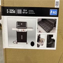 DALLAS LOCATION - Weber Genesis E-325s 3-Burner Natural Gas Grill in Black with Built-In Thermometer