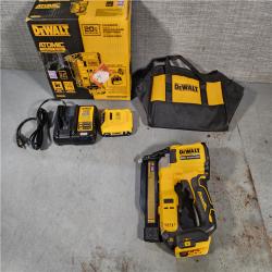 HOUSTON LOCATION - AS-IS DEWALT ATOMIC 20V MAX Lithium Ion Cordless 23 Gauge Pin Nailer Kit with 2.0Ah Battery and Charger