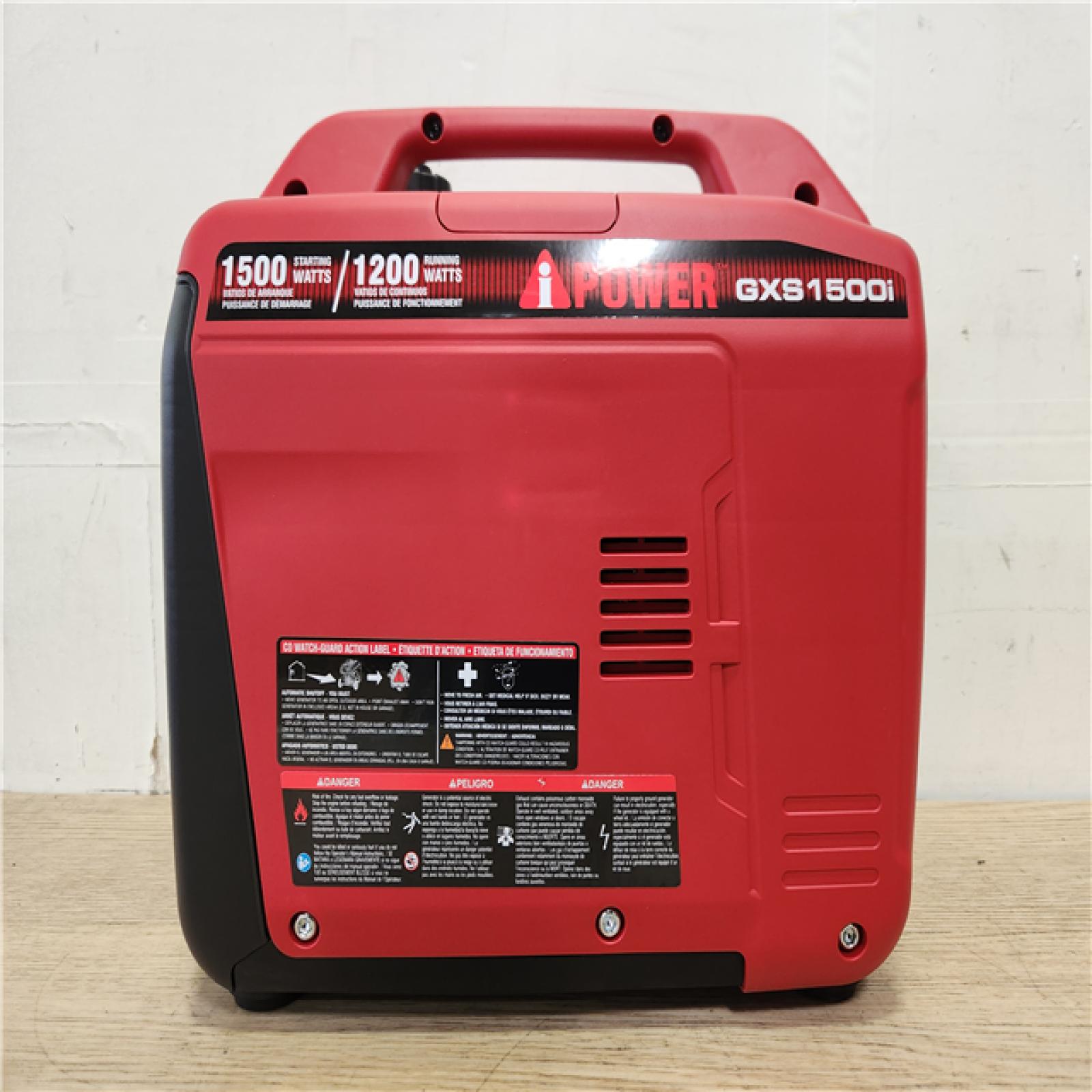 Phoenix Location A-iPower 1500-Watt Recoil Start Gasoline Powered Ultra-Light Inverter Generator with 60cc OHV Engine and CO Sensor Shutdown