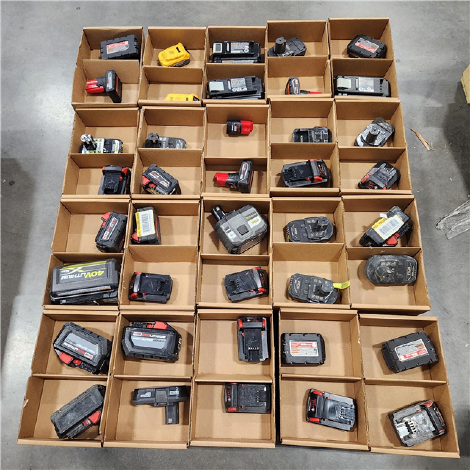 DALLAS LOCATION - AS-IS BATTERY PALLET