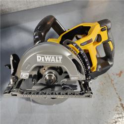 HOUSTON LOCATION - AS-IS (APPEARS LIKE NEW) DEWALT FLEXVOLT 60V MAX Cordless Brushless 7-1/4 in. Wormdrive Style Circular Saw (Tool Only)