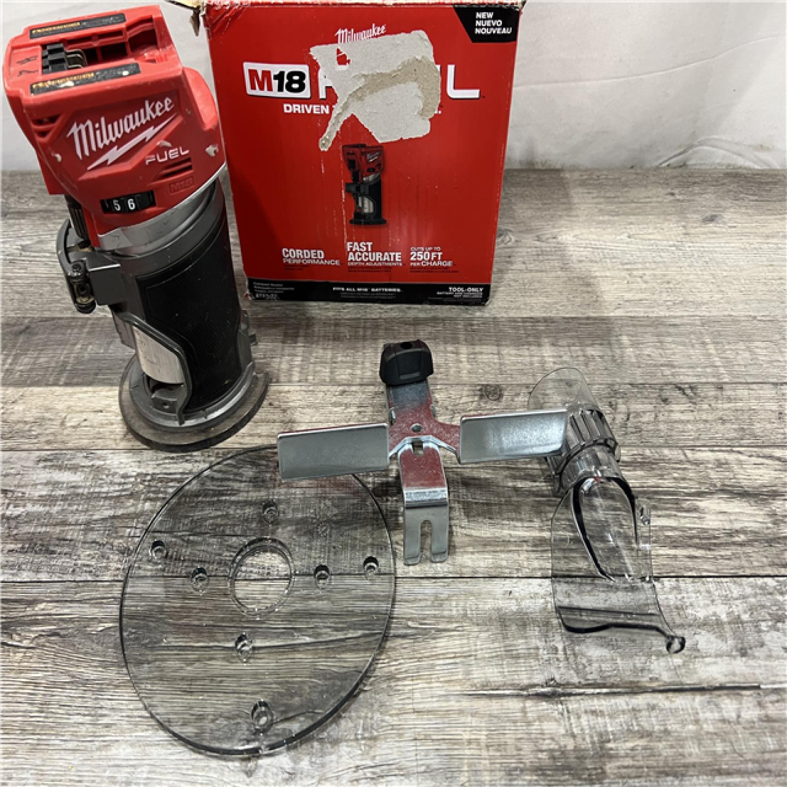 AS-IS Milwaukee M18 FUEL Compact Router Bare