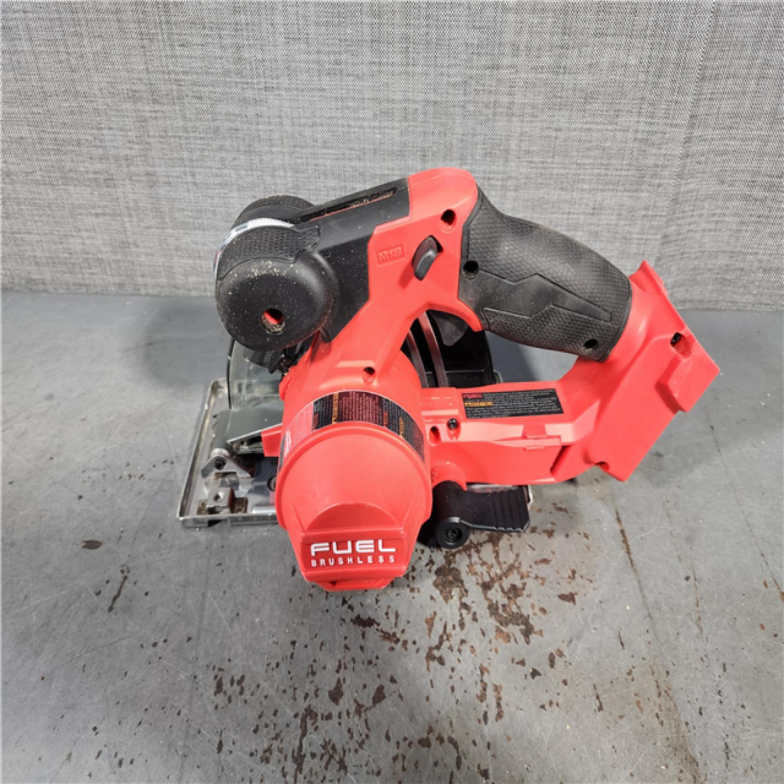 HOUSTON LOCATION - AS-IS M18 FUEL 18V Lithium-Ion Brushless Cordless Metal Cutting 5-3/8 in. Circular Saw (Tool-Only) W/ Metal Saw Blade